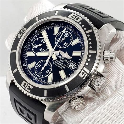 men's breitling superocean steelfish stainless steel a13341|Breitling Superocean watch.